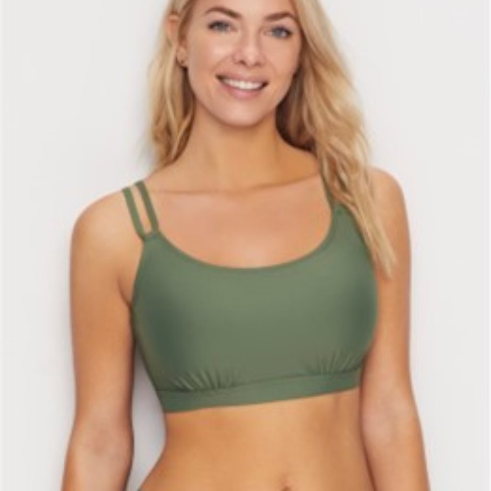 Sunsets Olive Taylor bralette bikini top 40F/38G/36H NWT